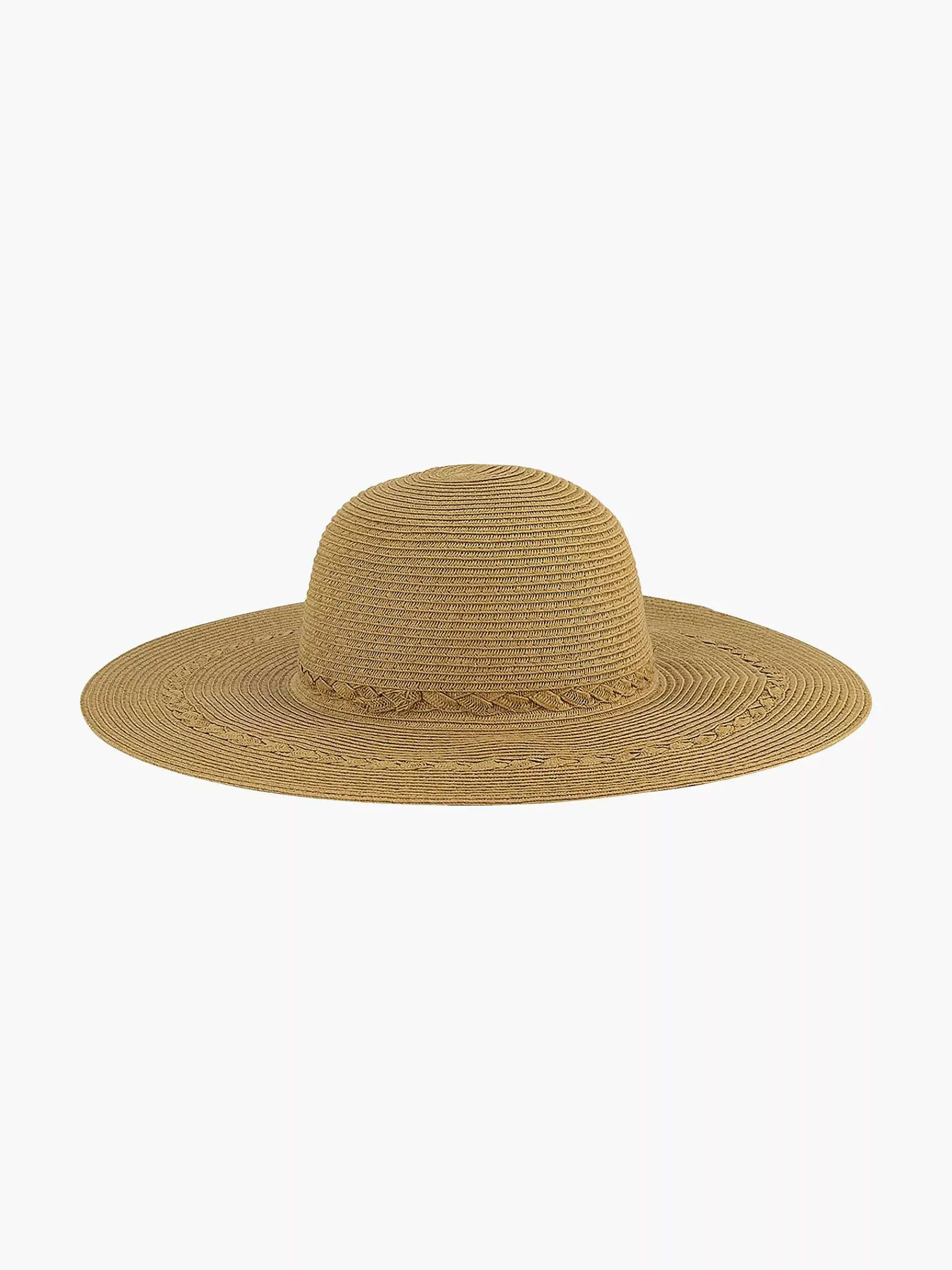 Graceland Online Exclusive Accessoires-Beige Rieten Strandhoed