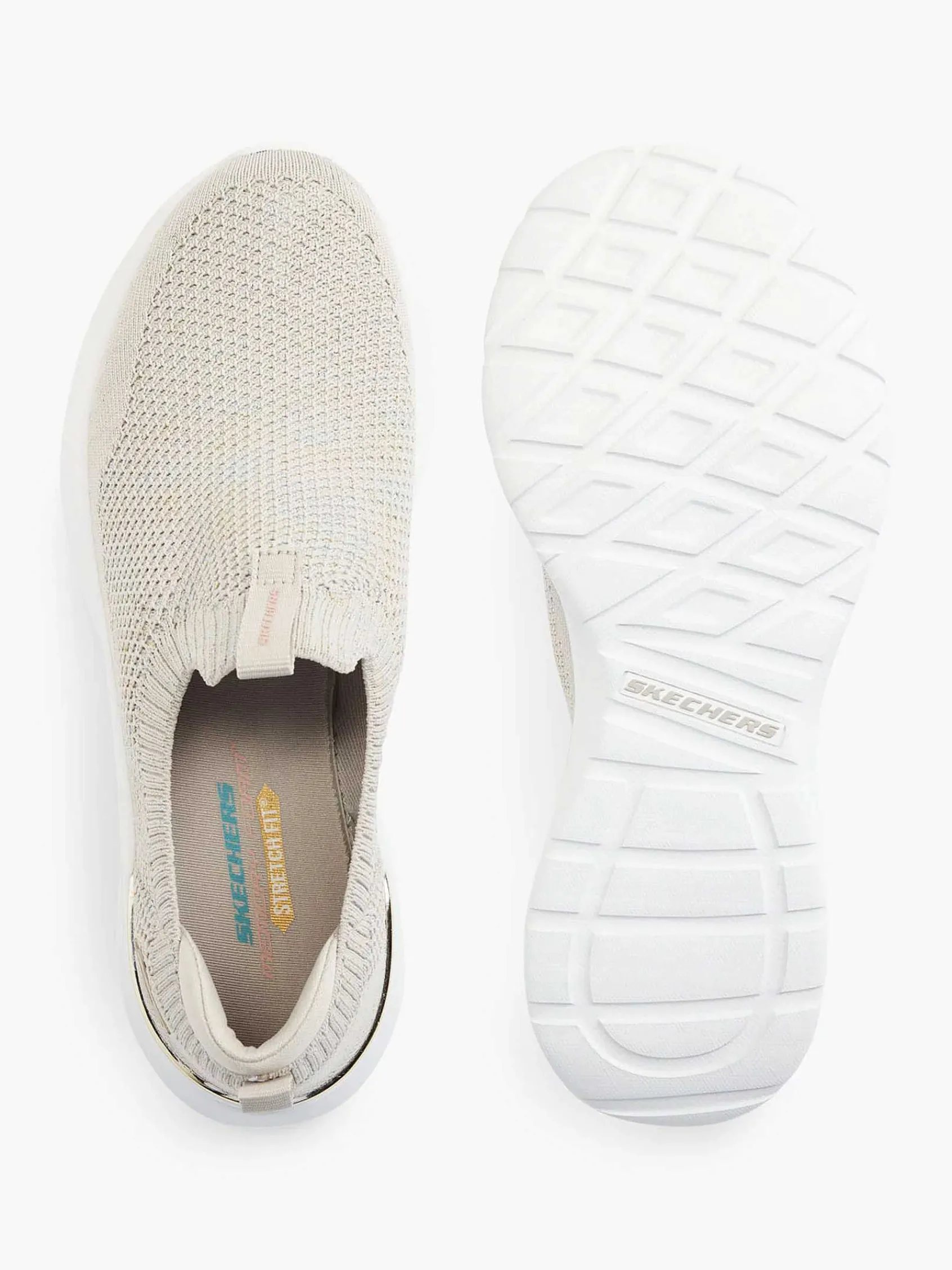 Skechers Instappers-Beige Roseate - Symptomatic
