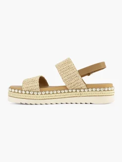 Graceland Sandalen-Beige Sandaal
