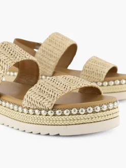 Graceland Sandalen-Beige Sandaal