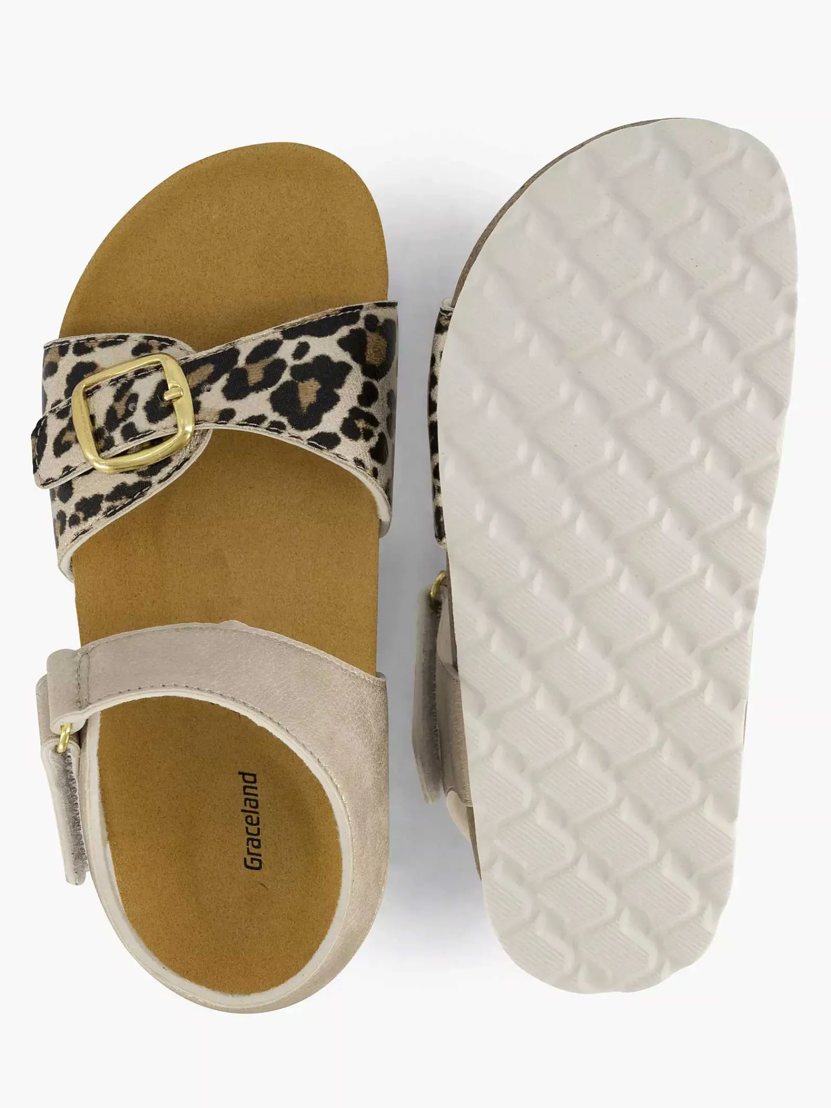 Graceland Jongensschoenen-Beige Sandaal