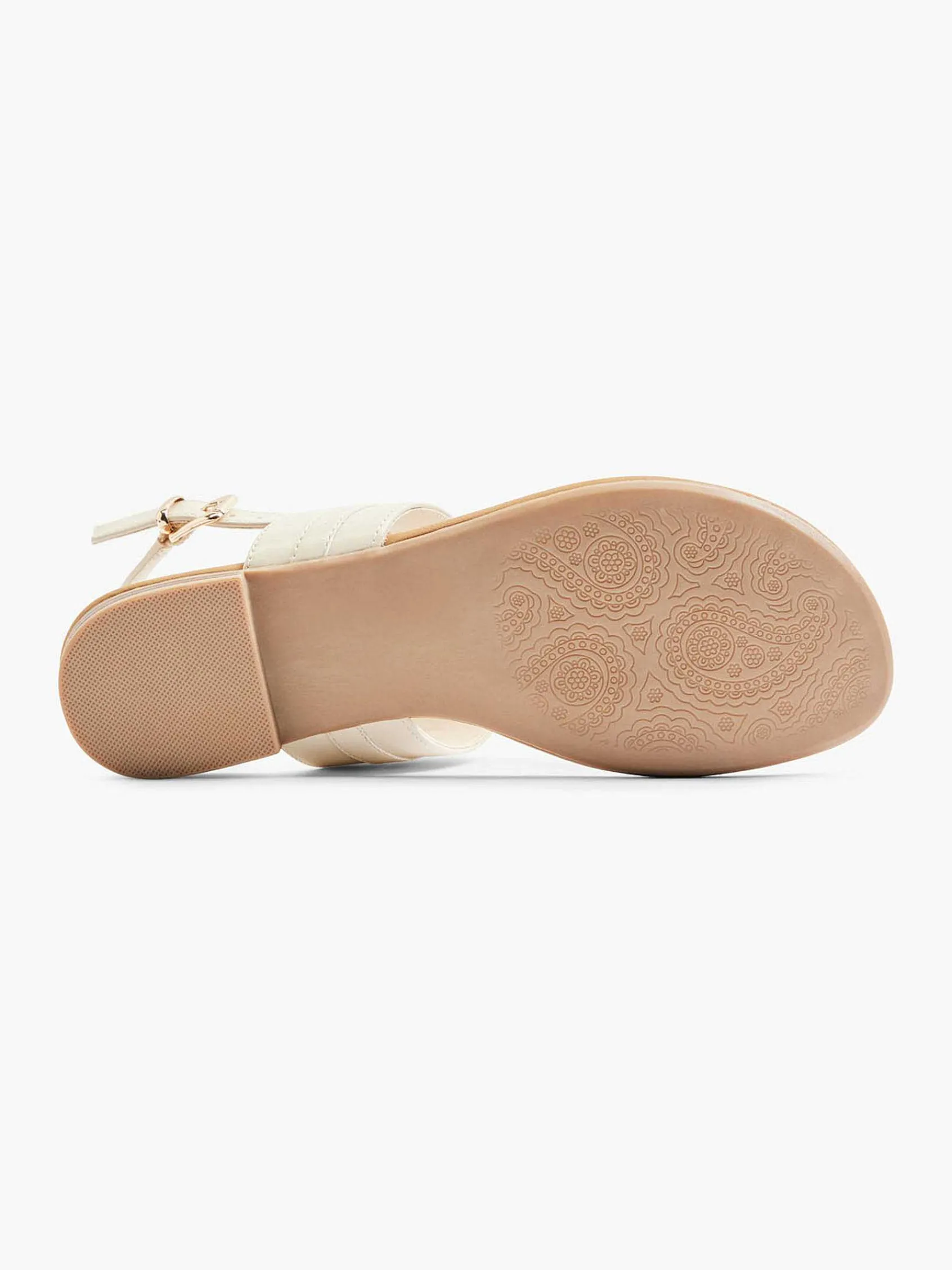 Graceland Sandalen-Beige Sandaal Sierketting