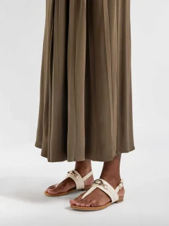 Graceland Sandalen-Beige Sandaal Sierketting