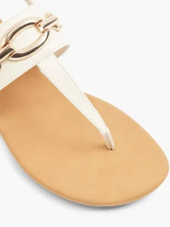 Graceland Sandalen-Beige Sandaal Sierketting