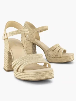 Graceland Sandalen-Beige Sandalette