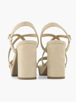 Graceland Sandalen-Beige Sandalette