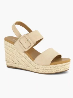 Graceland Sandalen-Beige Sandalette