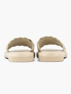 Graceland Slippers-Beige Slipper Gevlochten