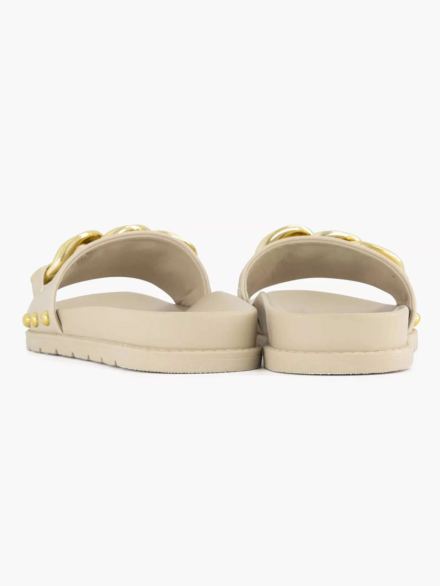 Oxmox Slippers-Beige Slipper Sierketting