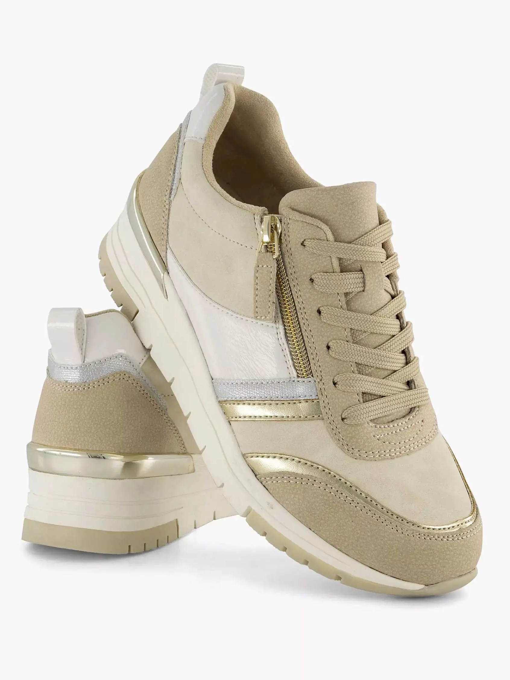 Easy Street Comfort Schoenen-Beige Sneaker