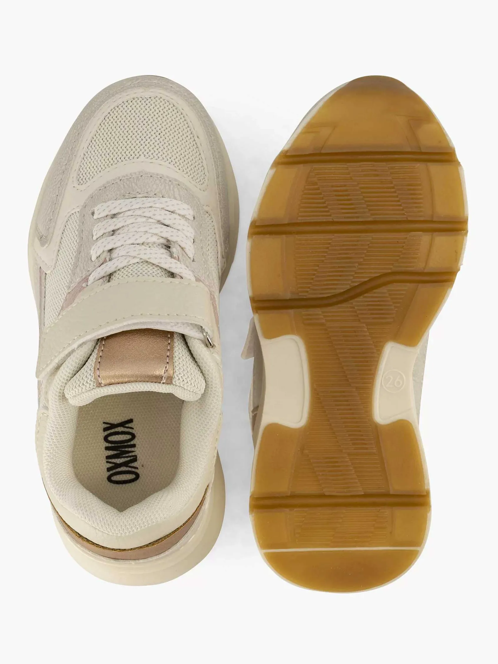 Oxmox Babyschoenen-Beige Sneaker