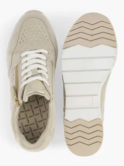 Easy Street Comfort Schoenen-Beige Sneaker Sleehak