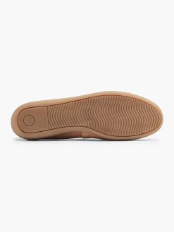 5th Avenue Instappers-Beige Suede Instapper Sierketting