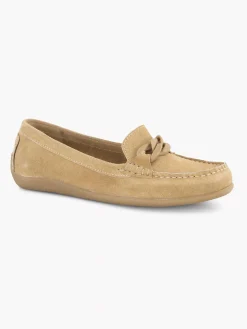 5th Avenue Instappers-Beige Suede Instapper Sierketting