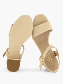 5th Avenue Pumps-Beige Suede Sandalette