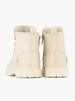 Graceland Babyschoenen-Beige Veterboot Teddy