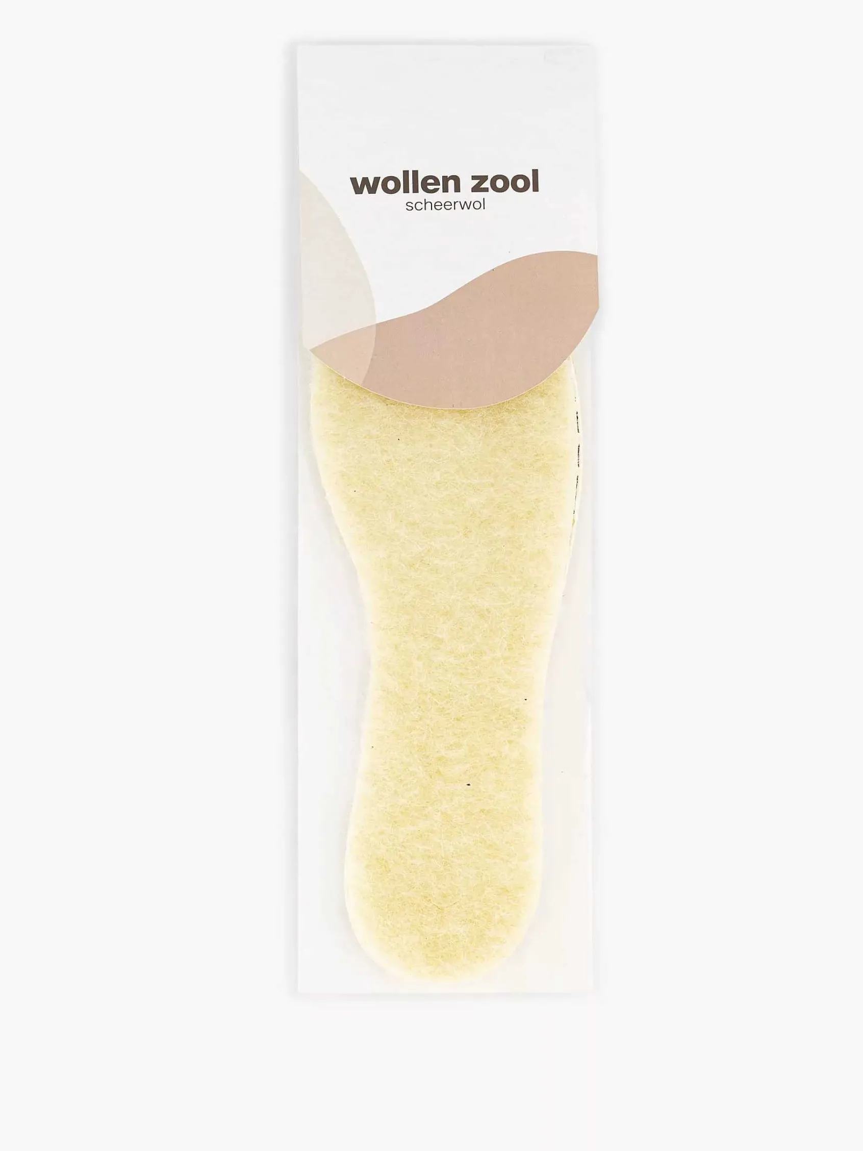 vanHaren Jongensschoenen-Beige Wollen Zool 23-35