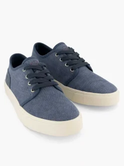 Memphis One Sneakers-Blauwe Canvas Sneaker
