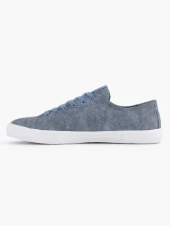 Memphis One Sneakers-Blauwe Canvas Sneaker