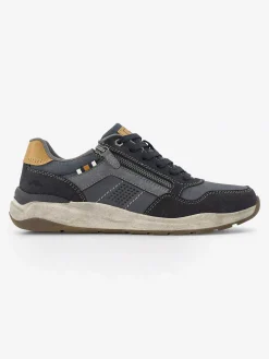 Easy Street Instappers-Blauwe Comfort Veterschoen
