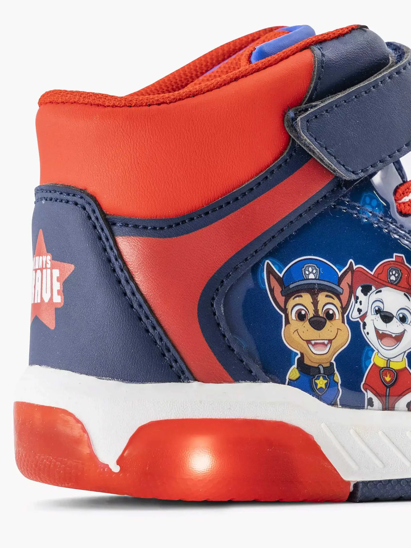 PAW Patrol Jongensschoenen-Blauwe Hoge Sneaker Lichtjes