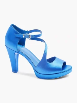 Graceland Pumps-Blauwe Pump Satijn