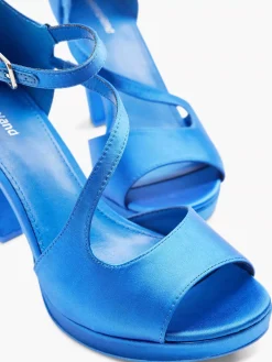 Graceland Pumps-Blauwe Pump Satijn