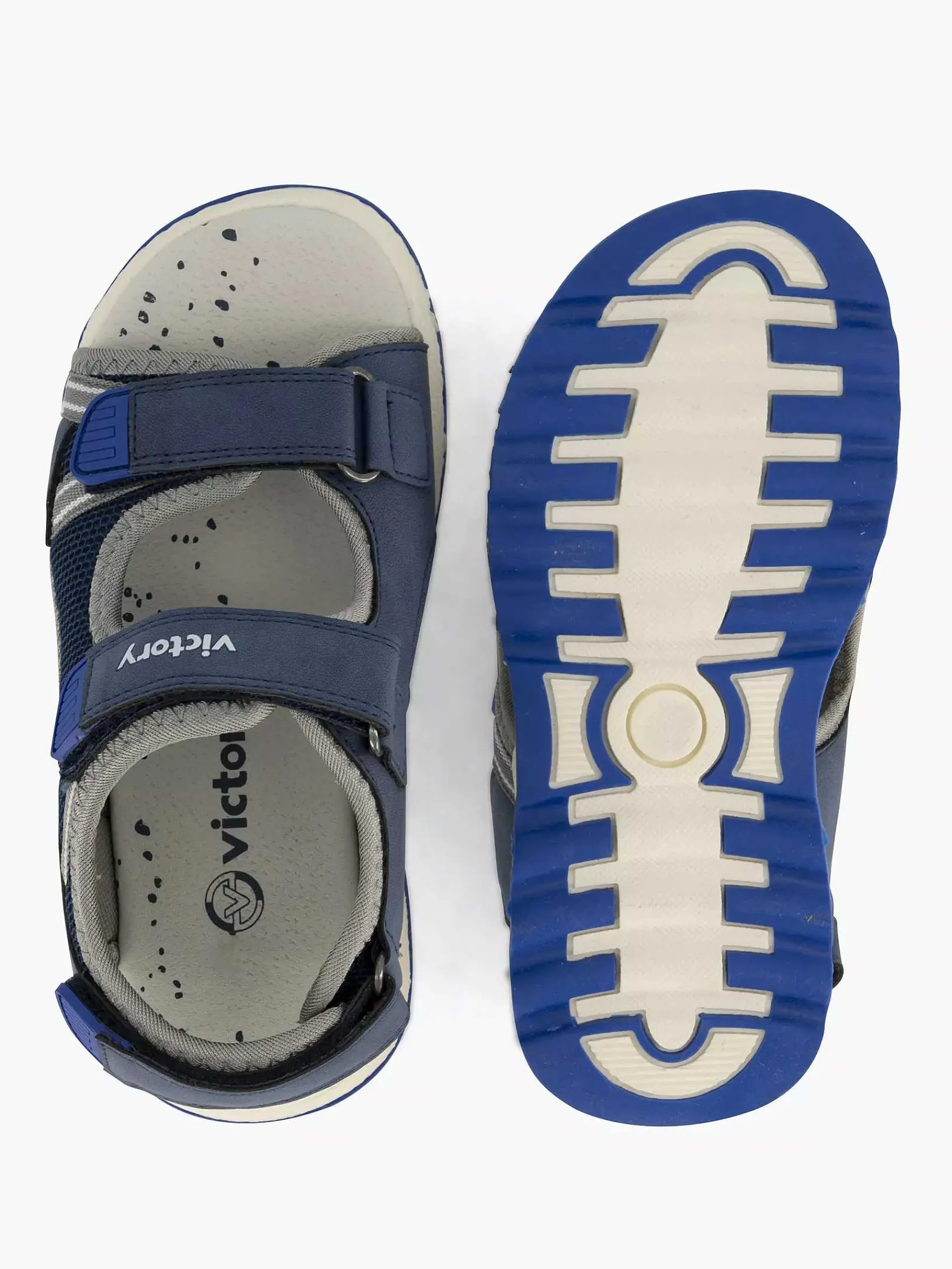 Vty Jongensschoenen-Blauwe Sandaal