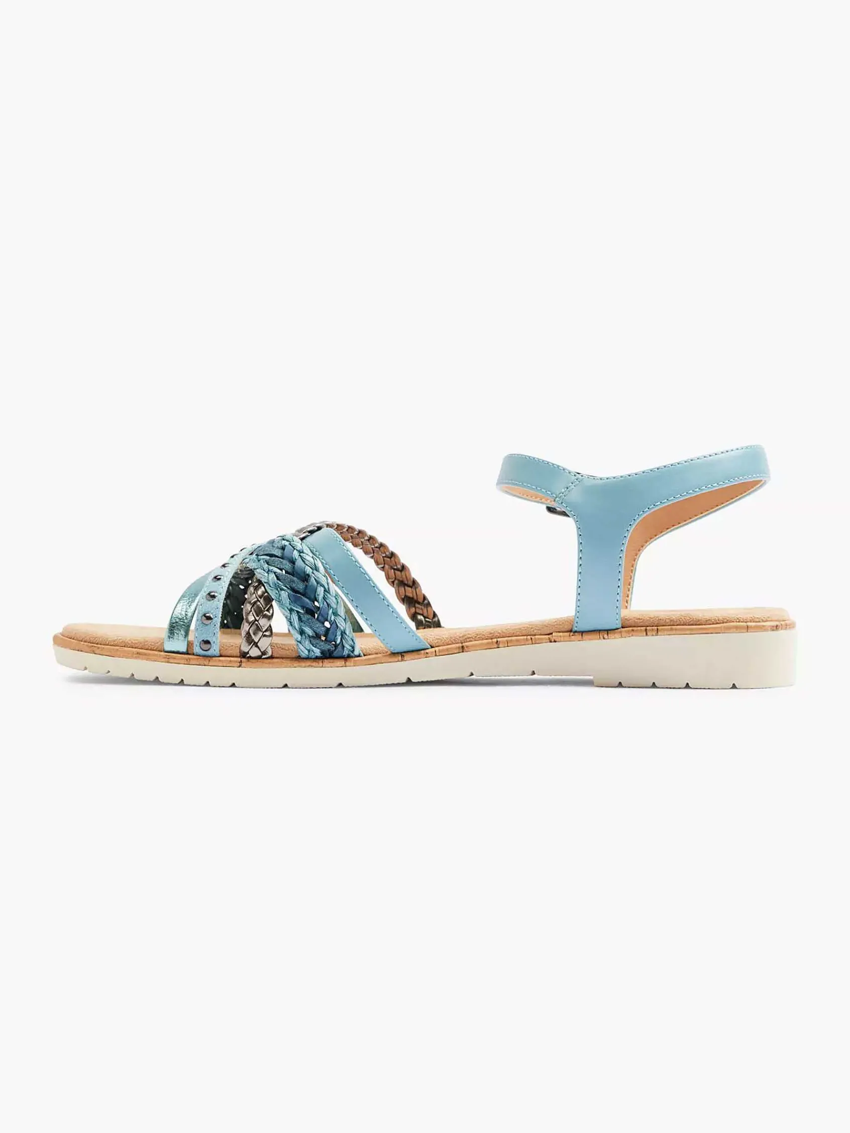 Graceland Sandalen-Blauwe Sandaal