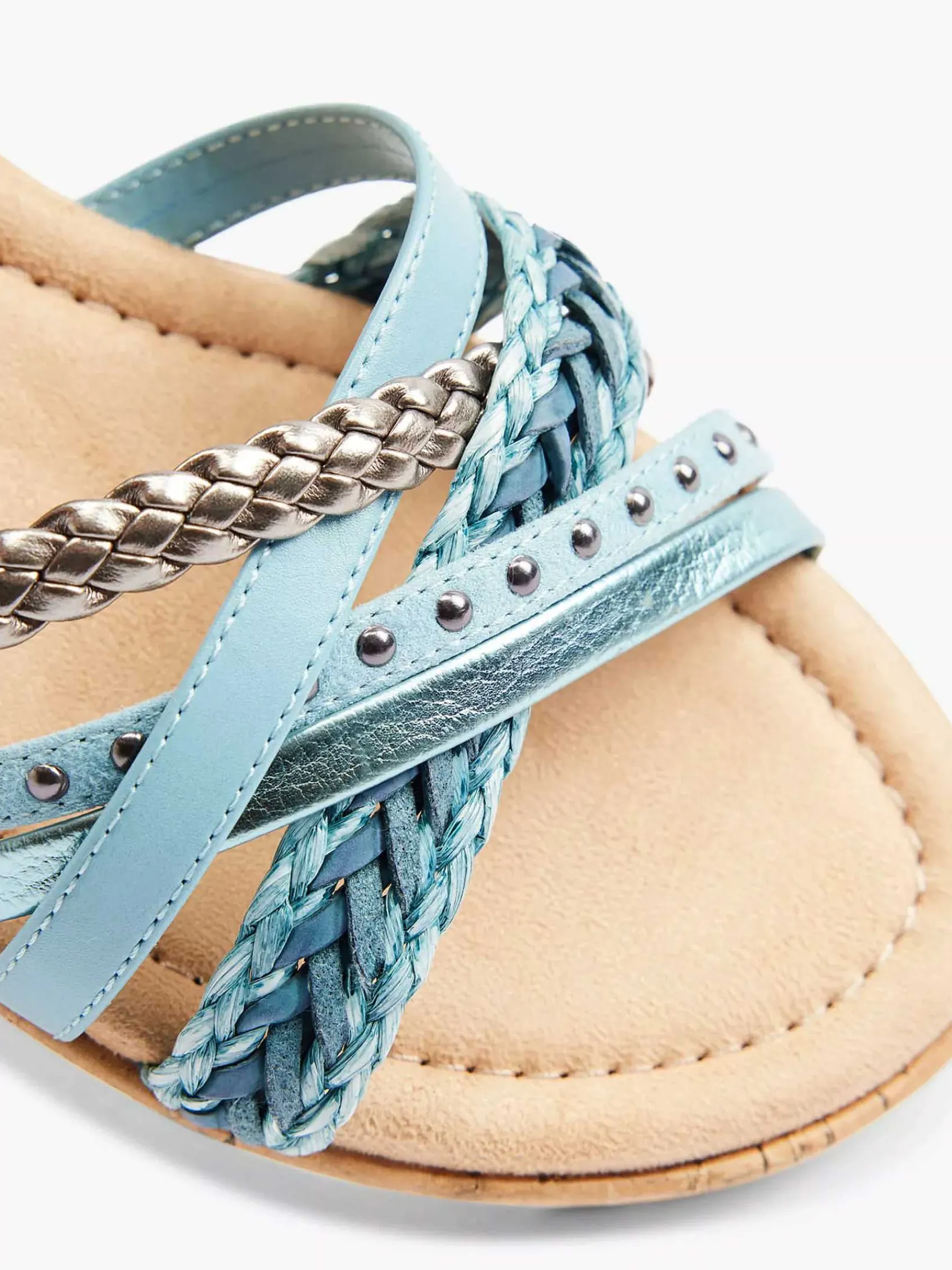 Graceland Sandalen-Blauwe Sandaal