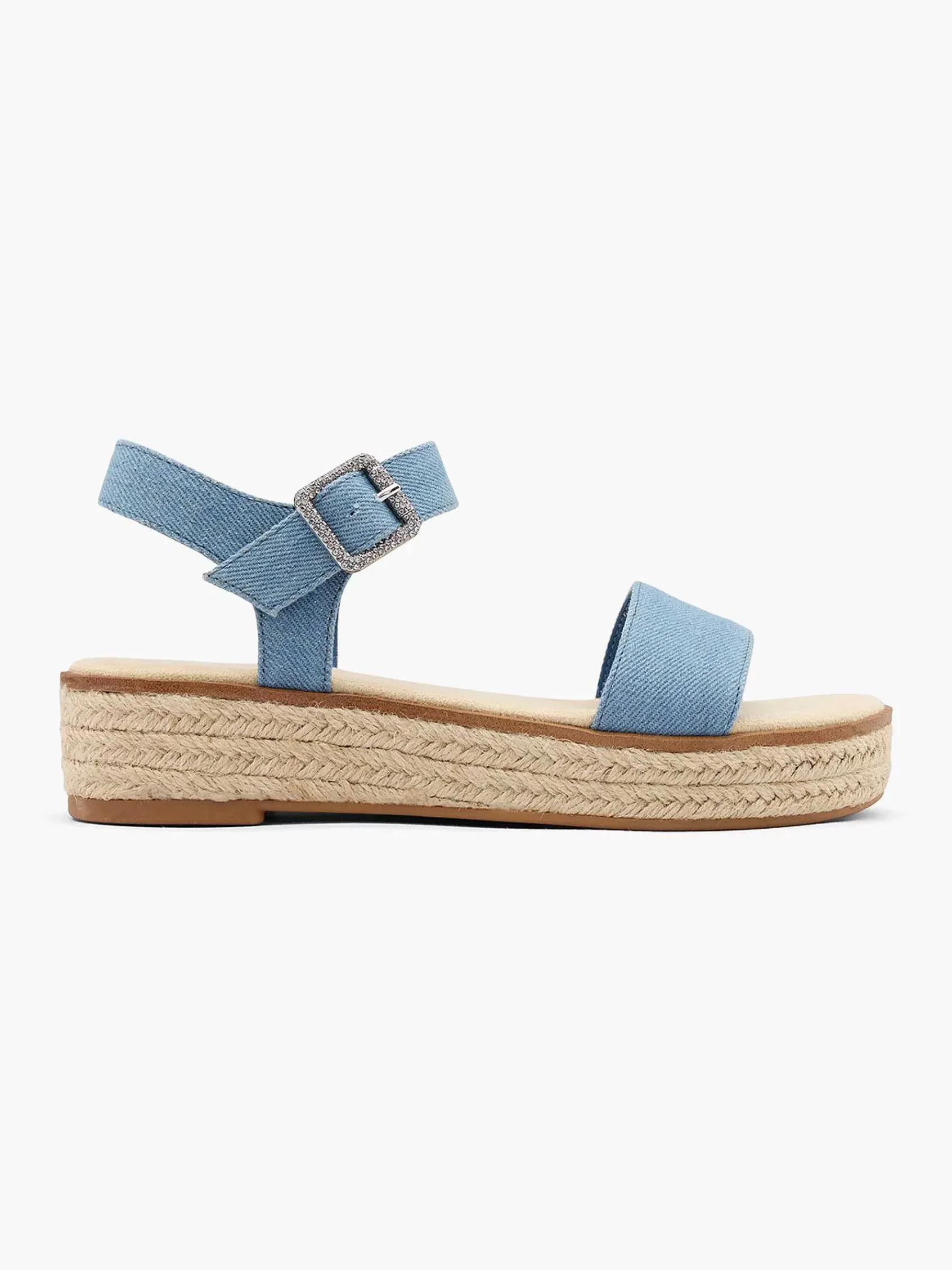 Graceland Sandalen-Blauwe Sandaal