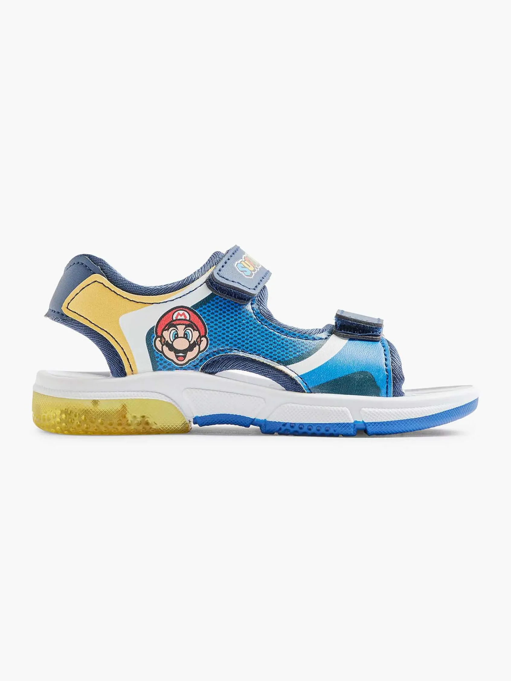 Super Mario Babyschoenen-Blauwe Sandaal
