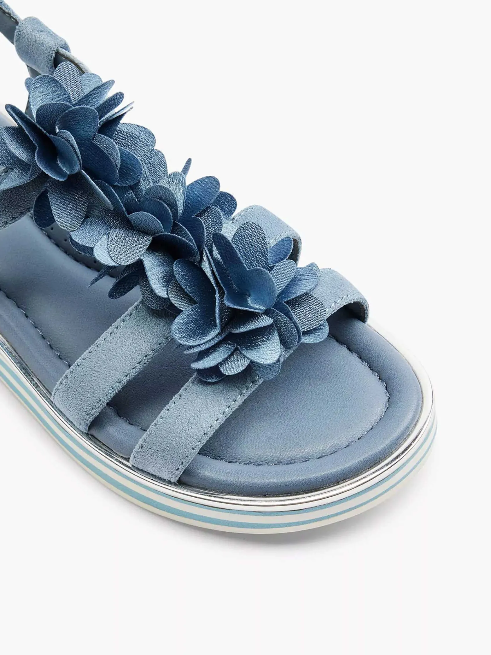 Esprit Jongensschoenen-Blauwe Sandaal Bloemen