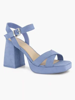 Graceland Sandalen-Blauwe Sandalette