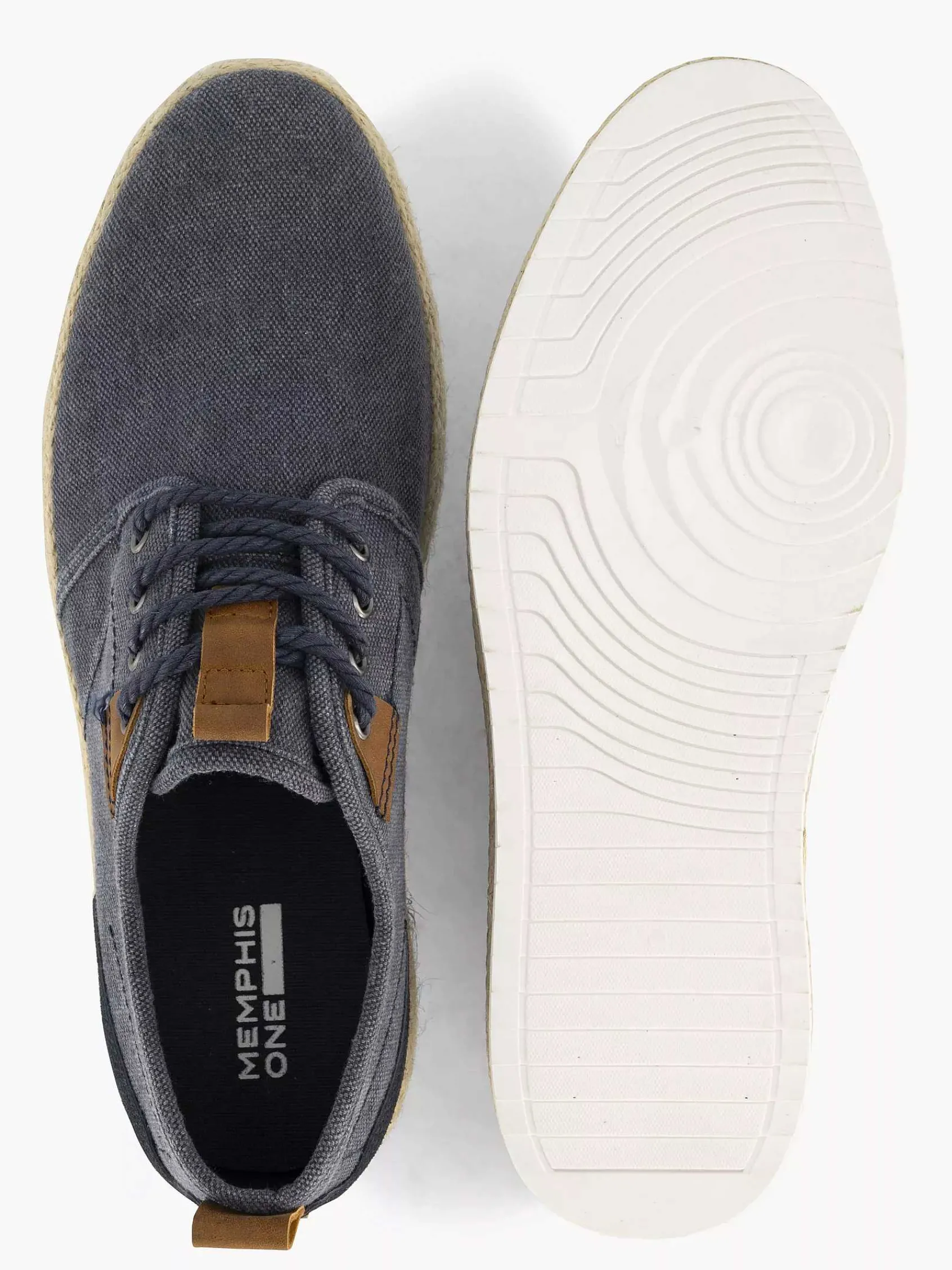 Memphis One Sneakers-Blauwe Sneaker