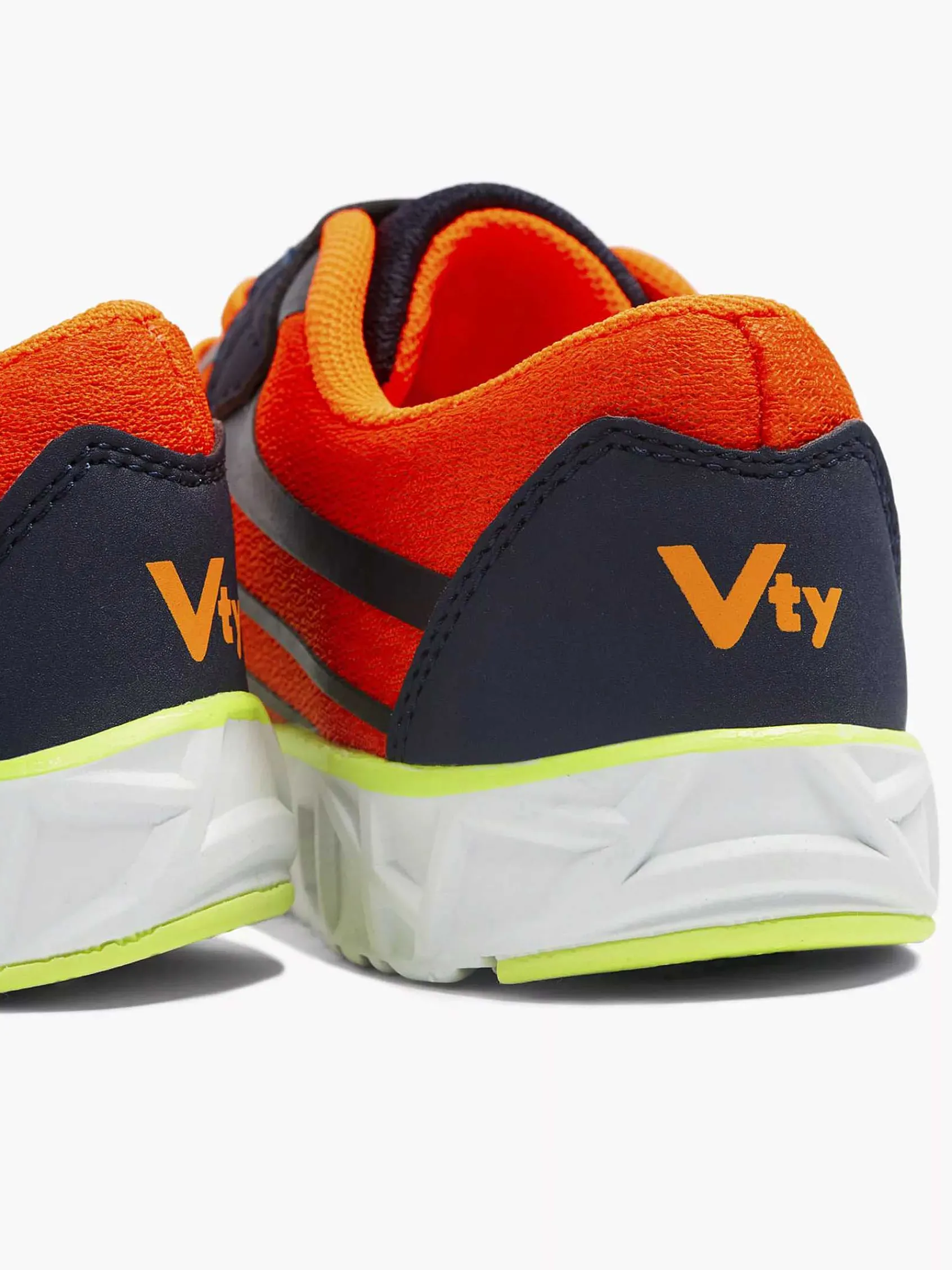 Vty Jongensschoenen-Blauwe Sneaker Elastische Veter