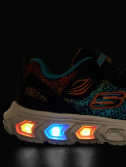 Skechers Jongensschoenen-Blauwe Sneaker Lichtjes