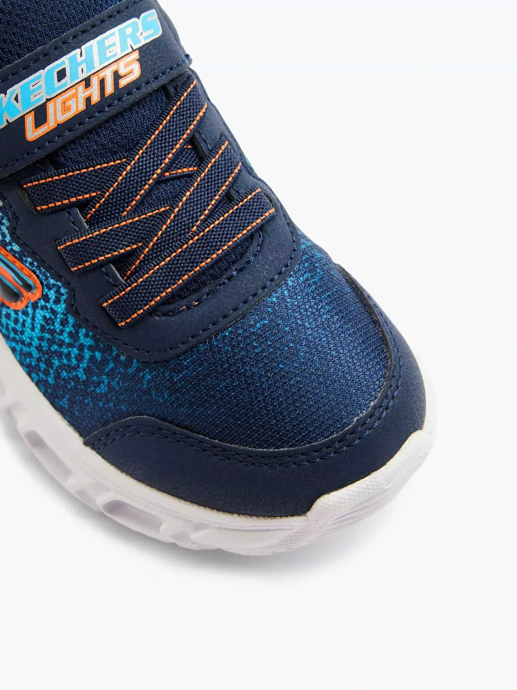 Skechers Jongensschoenen-Blauwe Sneaker Lichtjes
