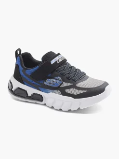 Skechers Jongensschoenen-Blauwe Sneaker Lichtjes