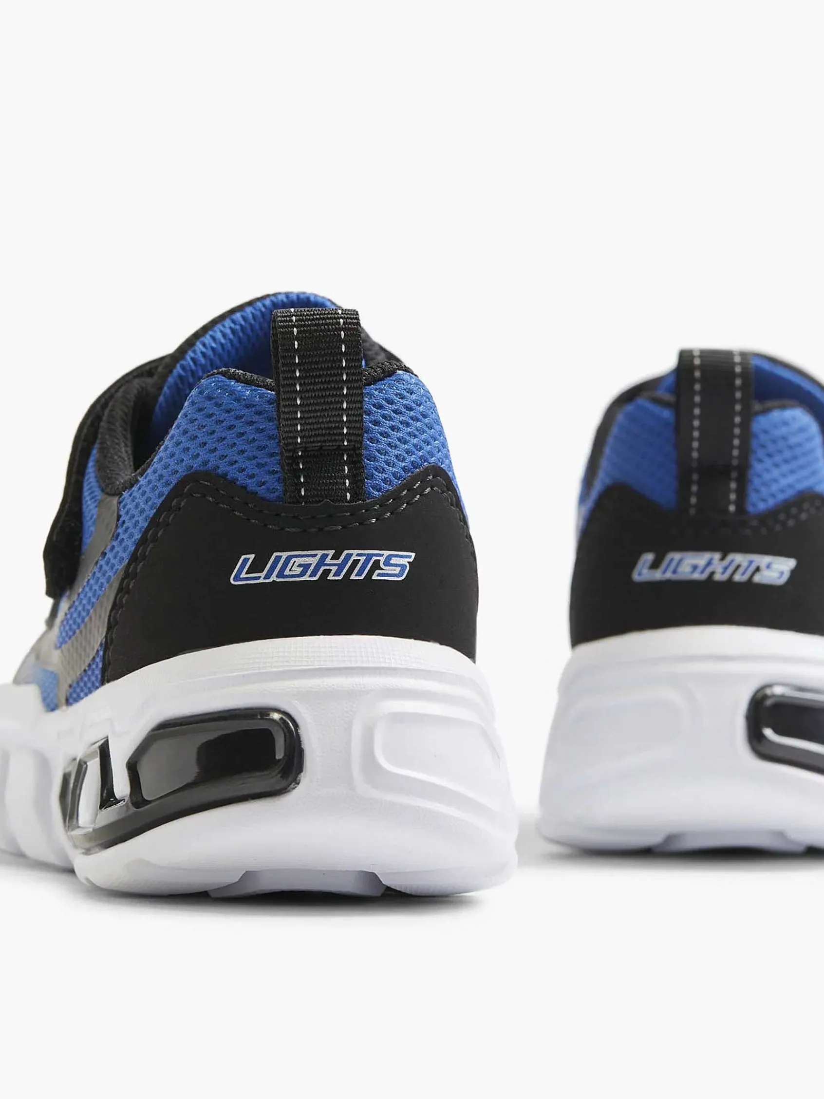 Skechers Jongensschoenen-Blauwe Sneaker Lichtjes