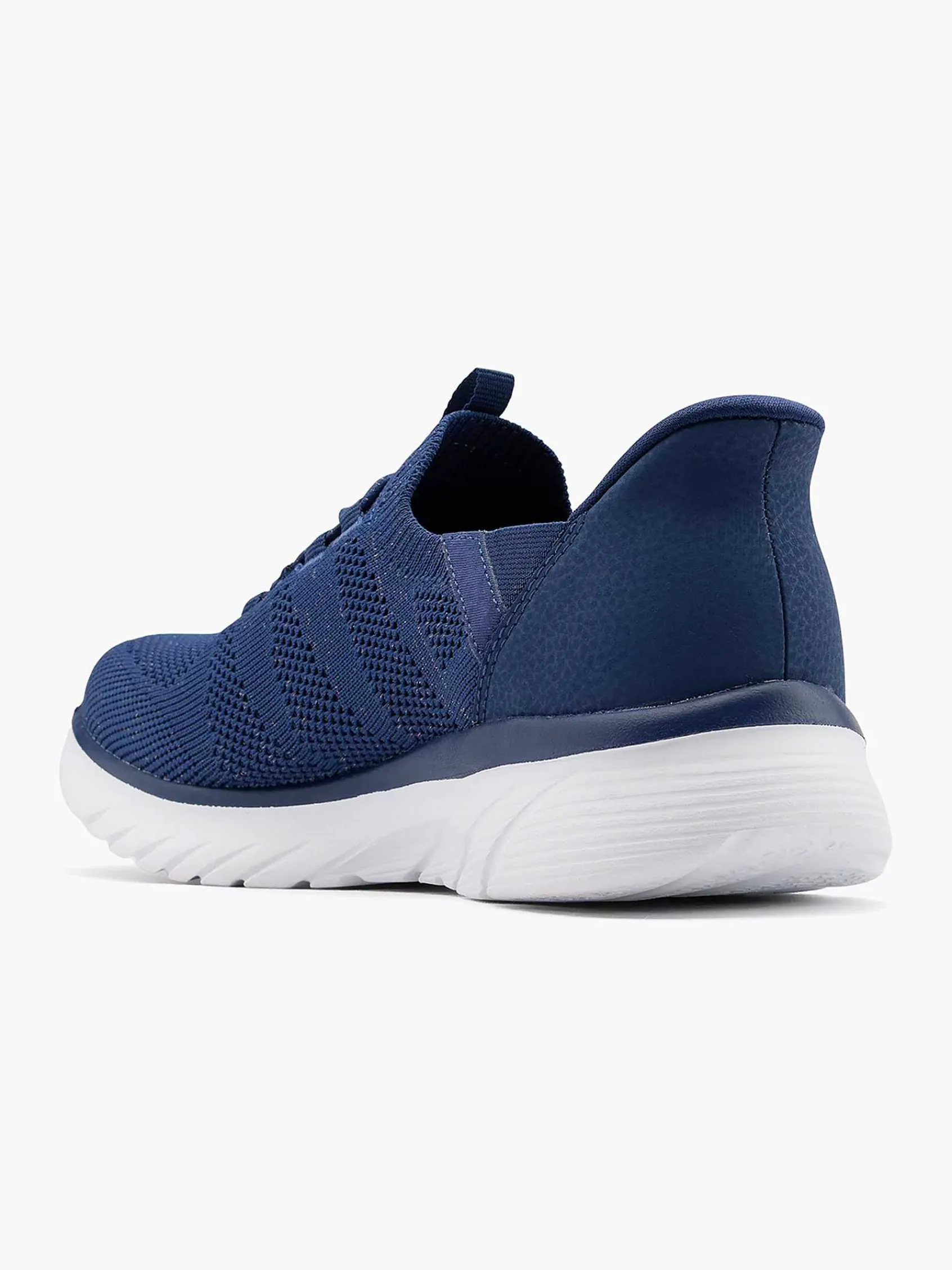 Skechers Sneakers-Blauwe Sneaker Swift Fit - Hands Free Memory Foam