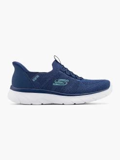 Skechers Sneakers-Blauwe Sneaker Swift Fit - Hands Free Memory Foam