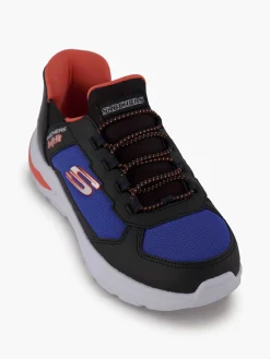 Skechers Jongensschoenen-Blauwe Sneaker Swift Fit - Hands Free