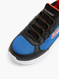 Skechers Jongensschoenen-Blauwe Sneaker Swift Fit - Hands Free