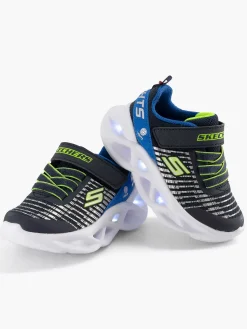 Skechers Jongensschoenen-Blauwe Twisty Brights - Novlo