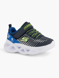 Skechers Jongensschoenen-Blauwe Twisty Brights - Novlo