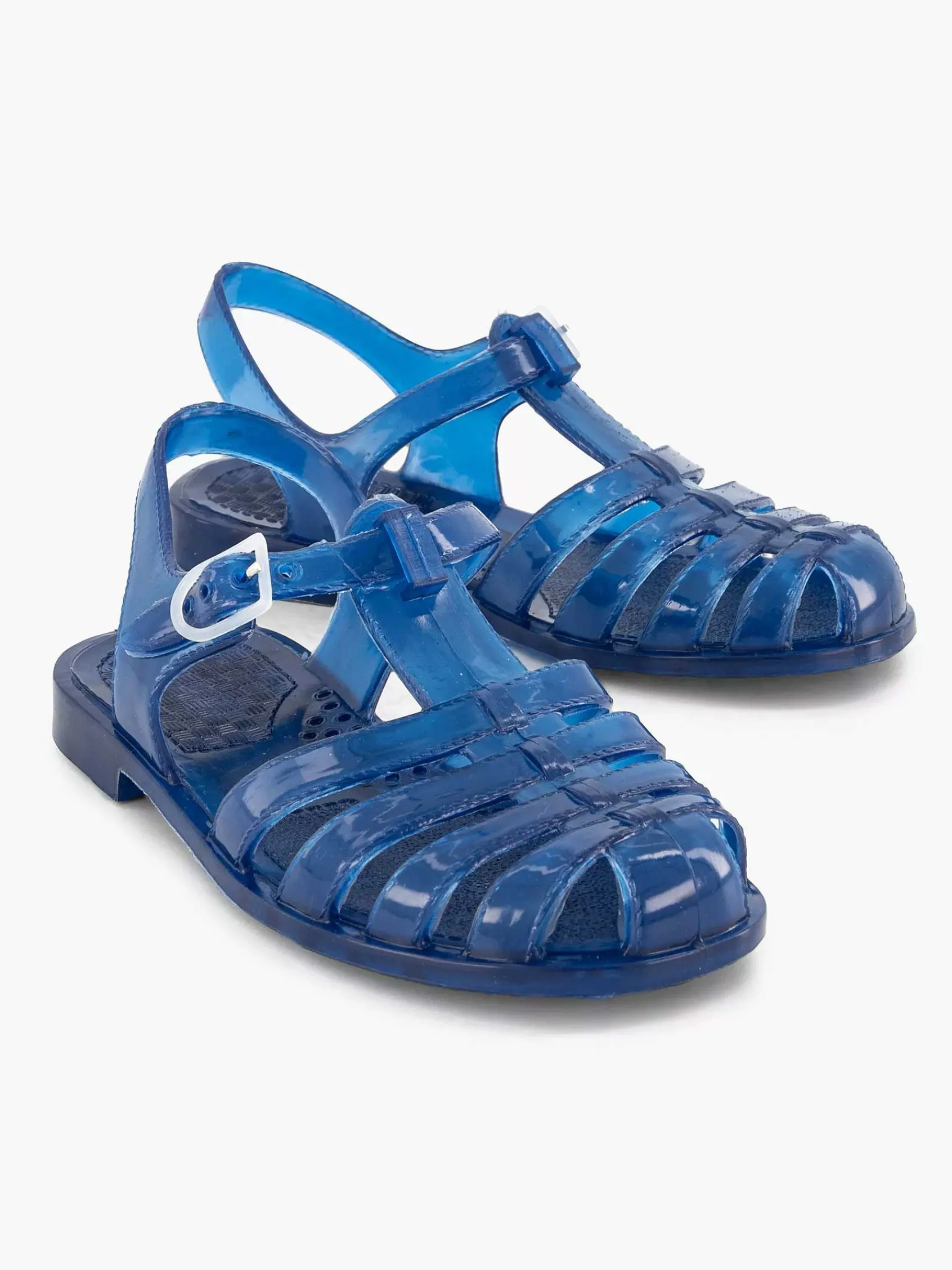 Blue Fin Jongensschoenen-Blauwe Waterschoen Riempje