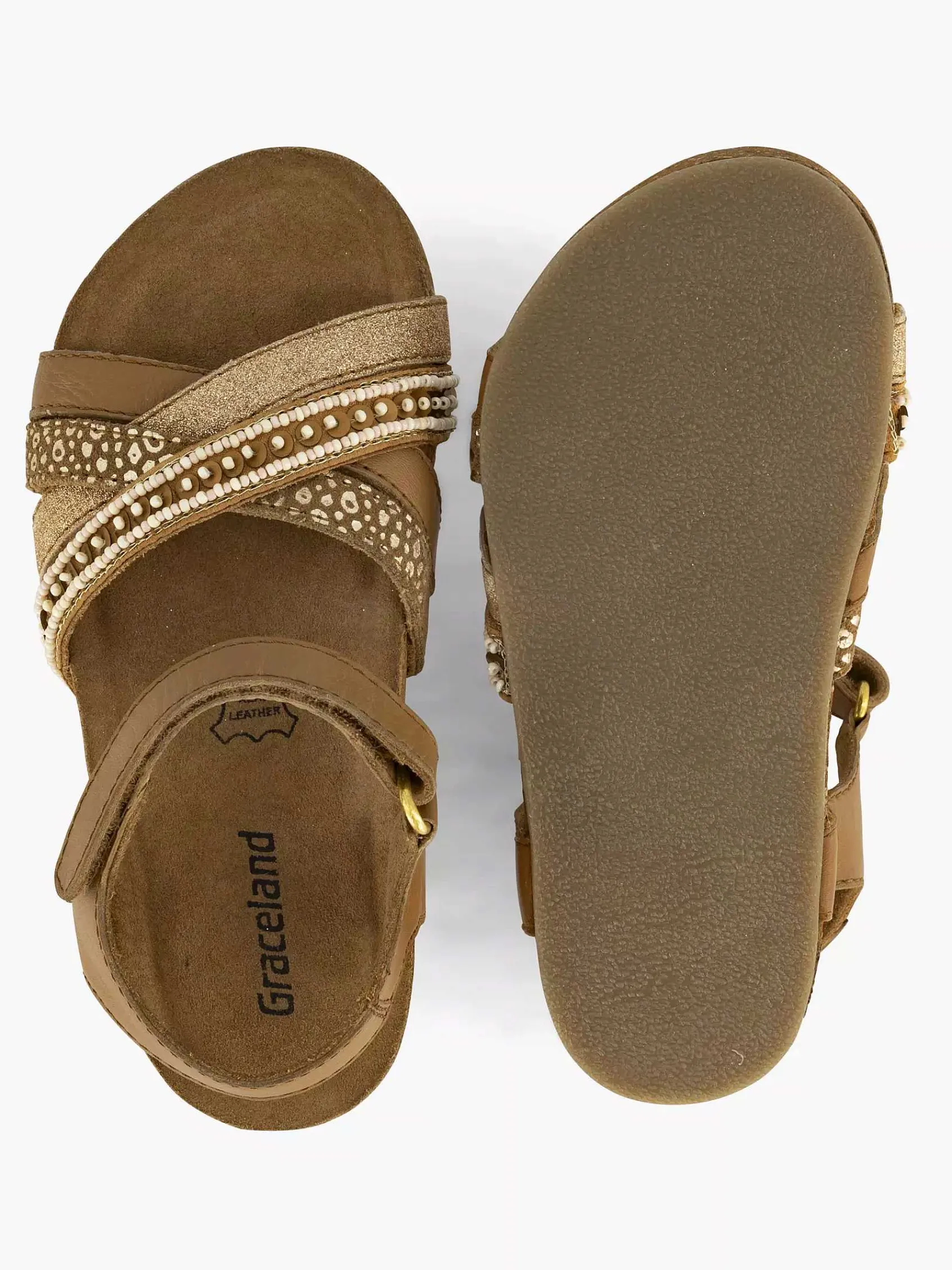 Graceland Babyschoenen-Bronskleurige Sandaal