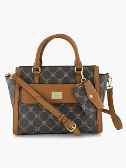 Michael Shannon Online Exclusive Accessoires-Bruine Handtas Print