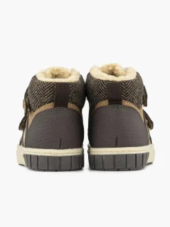 Vty Jongensschoenen-Bruine Hoge Sneaker